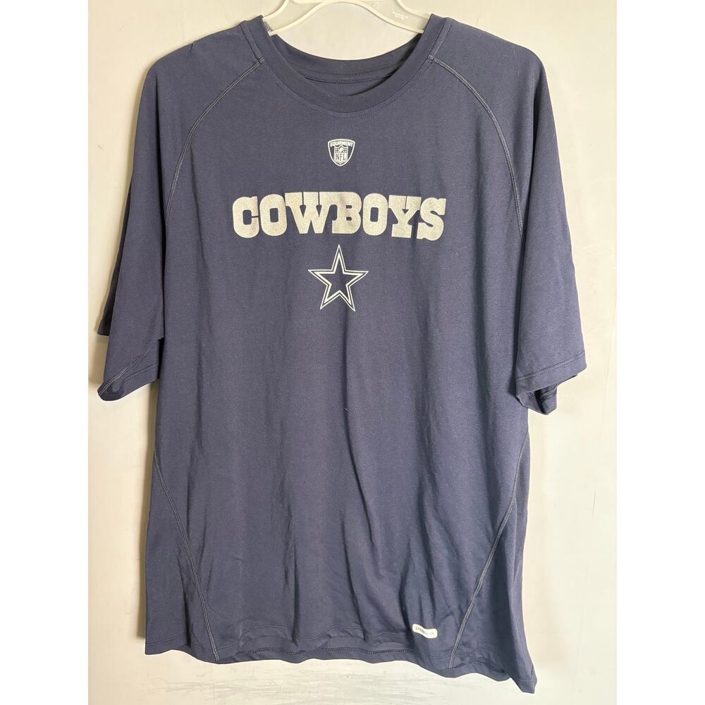 Reebok Speedwick Dallas Cowboys NFL Tee Navy Size 2XL